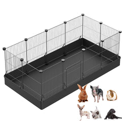 LANGXUN DIY playpen assembled configuration shows customizable safe space for pets