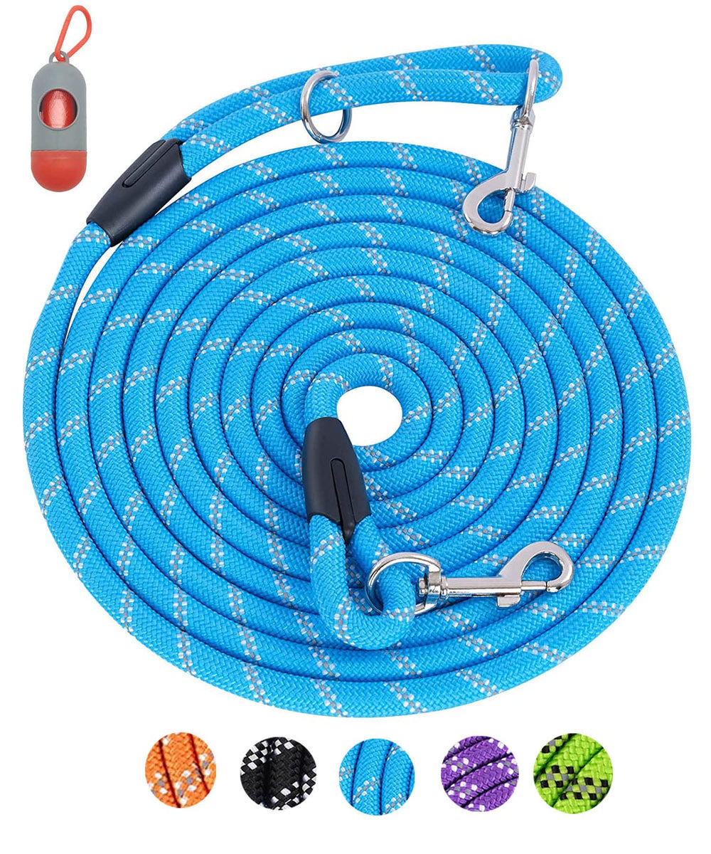 Lanwandeng 100ft leash side view enables controlled exploration during outdoor training.