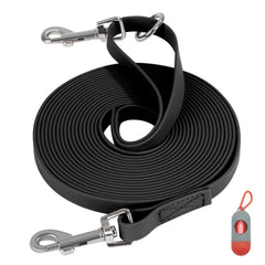 Lanwandeng waterproof long dog leash 16ft for coastal walks, floats on water for beach play