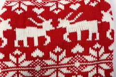 Lanyarco reindeer pattern detail showcasing classic holiday style.