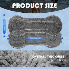 LaodifangYPL dog towel hand pockets provide secure grip during drying