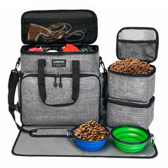 LARIPOP bolsa de viaje para perro tote, transporte cómodo y ordenado durante el viaje