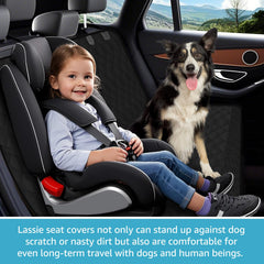 Lassie 100-percent waterproof dog seat cover keeps interiors dry after spills.