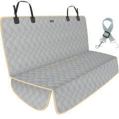 Lassie truck back seat cover hero shows full protection and grip