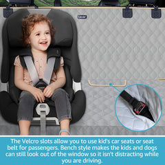 Lassie truck back seat cover installation demonstrates quick, secure fit