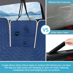Lassie waterproof dog car hammock keeps seats dry and scratch-free