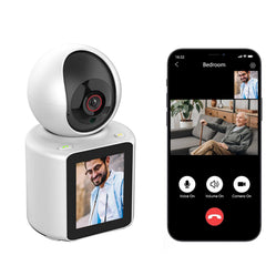 LASTCOW video calling camera with a 2.8-inch screen enabling hands-free wake-voice calls.