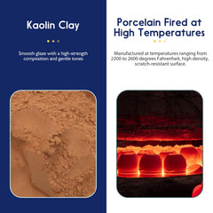 Lawfery Easy-clean ceramic surface facilitates quick daily maintenance.