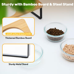 Lawfery thickened bamboo board adds durability and natural appeal.