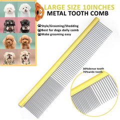 LBMBAIC grooming tool resists rust and discoloration for lasting performance.