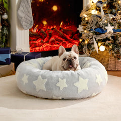 LE SURE Donut Bed plush closeup highlighting soft texture for cozy naps and joint comfort