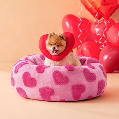 LE SURE Donut bed with removable cover for easy cleaning and fresh space.