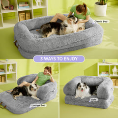 LE SURE foldable human dog bed lounge mode ideal for study breaks