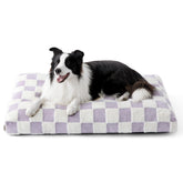 LE SURE large dog bed purple front view shows plush surface for cozy naps