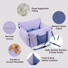 LE SURE Lesure memory foam filling provides plush support on every road trip