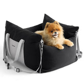 LE SURE Lesure small dog car seat front view for secure travel