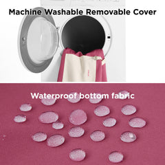 LE SURE waterproof-bottom close-up shows spill protection