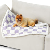 LE SURE waterproof puppy blanket for small dogs protects furniture from spills.