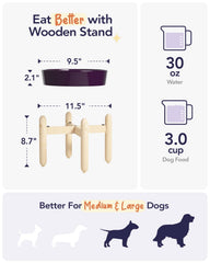 LE TAUCI maze-pattern bowl supports slower dining and engages dogs during meals