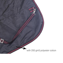 LEAFOREST turnout blanket tail flap offers full coverage for movement in paddocks.