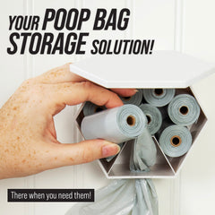 Leash Boss 8-rolls unscented bags image demonstrates ready supply for odor-free cleanup.