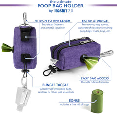Leashrr 2.0 treat pouch on leash offers quick rewards during training.