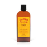 Leather Honey cleaner bottle highlights the non-toxic, safe-for-home formula.