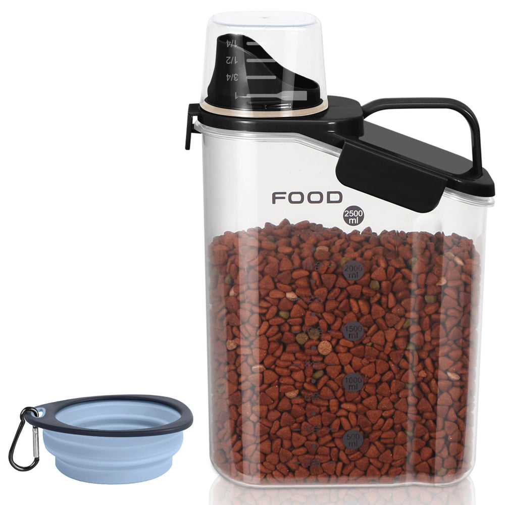 LEAWALK food storage container with closed lid seals freshness and blocks pests.