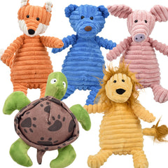 LECHONG 5Pack lion squeaky toy for interactive play