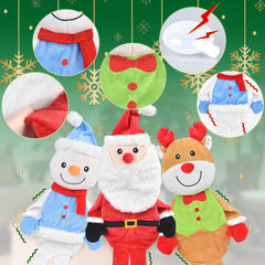 Lechong duck crinkle dog toy with crackling sound for lively games