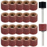 Leelosp nail grinder replacement kit with 120 grit sanding bands, 20 pieces for smoother nails.