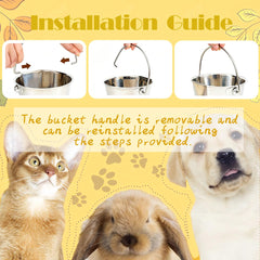 Leemeexaa stainless steel buckets with smooth edges and durability.