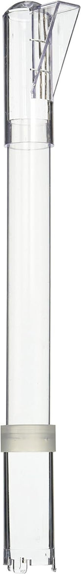 Lee's aquarium uplift tube front view promotes direct filtration and clean water flow