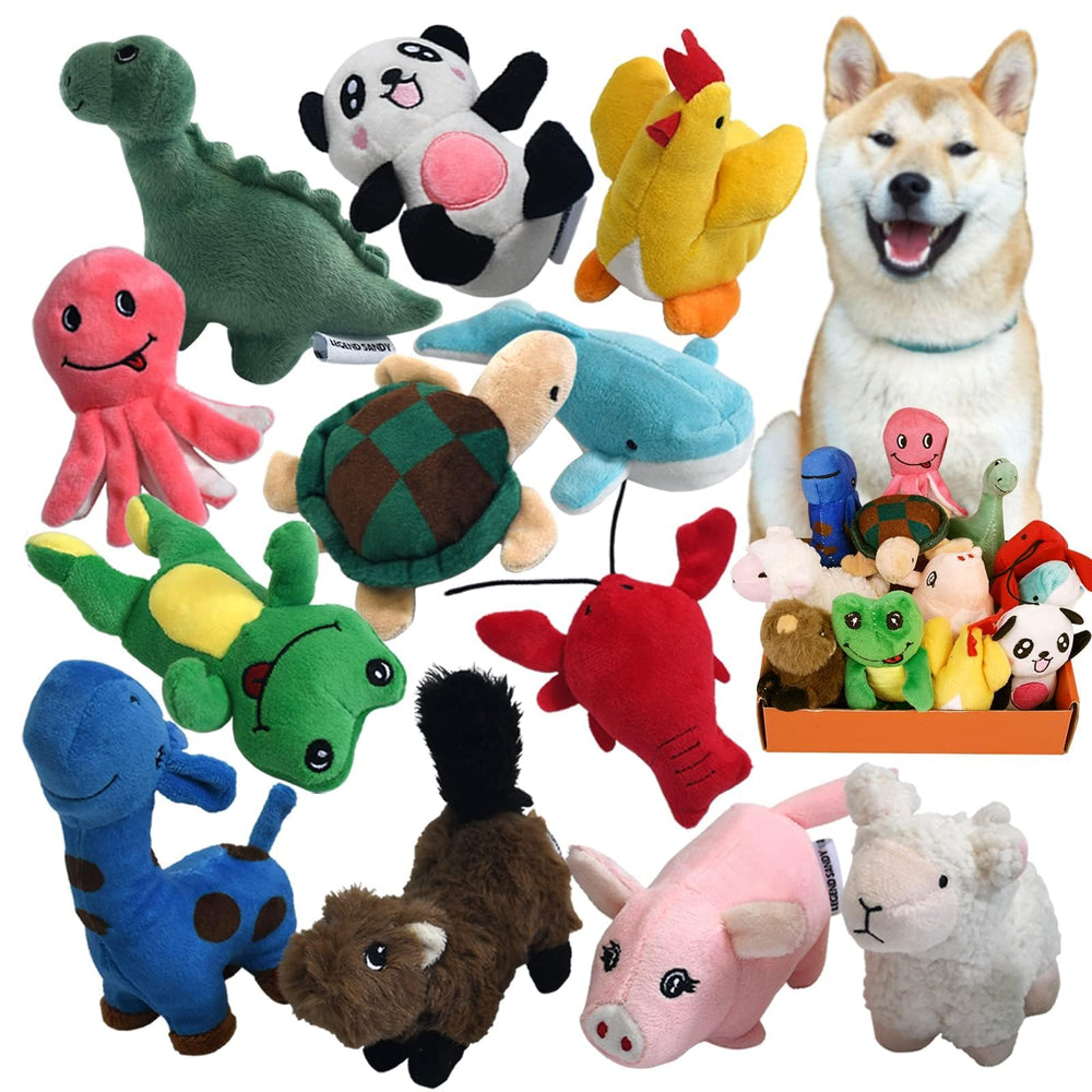 LEGEND SANDY squeaky dinosaur toy for small dogs boosts interactive play and teething fun.