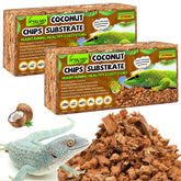 Legigo coconut-chip-brick-pack expands easily for quick terrarium setup.