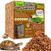 Legigo coconut chip substrate compressed brick ready to expand for terrarium bedding.