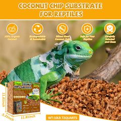Legigo substrate in-tank bedding showing natural reptile habitat and look.