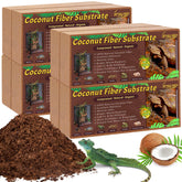 Legigo compressed coconut brick 8-pack ready for reptile bedding setup