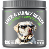 LEGITPET liver-kidney soft chews bottle shows convenient daily liver and kidney wellness support