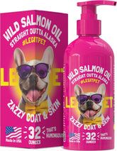 LEGITPET Salmon Oil bottle pour enables easy daily dosing for healthier skin and coat