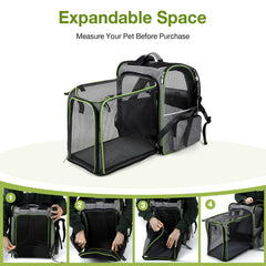 Lekebobor grey-green edge exterior adds style to travel use.