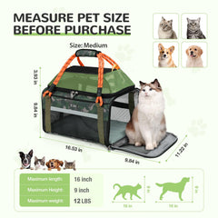 Lekereise breathable mesh three-sides for airflow and pet visibility.
