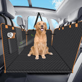 Lekespring dog car seat cover on back seats with full protection for travel