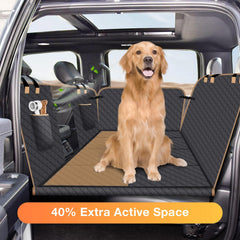 Lekespring dog car seat cover hard bottom supports large dogs during rides.