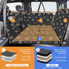Lekespring dog car seat cover universal fit with adjustable straps