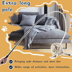 LELE LIFE feather refills are easy to swap for ongoing indoor cat fun.