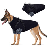 Lelepet dog coat outer shell windproof and waterproof for all-weather walks