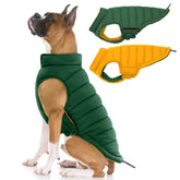 LeLePet reversible dog coat windproof and waterproof for winter walks.