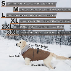 LeLePet warm dog coat reflective strip emphasizes nighttime safety and visibility