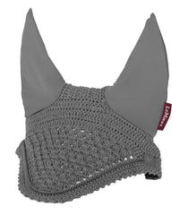 LeMieux Vogue Ear Bonnet Grey Large with sound-softening fabric for calm riding.